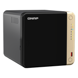 QNAP TS-464 4-Bay Tower NAS Box, Intel Celeron N5095 Processor, 8GB DDR4 RAM, 2x 2.5GbE Ports, Dual M.2 NVMe Slots, 1 Year Warranty | TS-464-8G