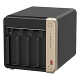 QNAP TS-464 4-Bay Tower NAS Box, Intel Celeron N5095 Processor, 8GB DDR4 RAM, 2x 2.5GbE Ports, Dual M.2 NVMe Slots, 1 Year Warranty | TS-464-8G