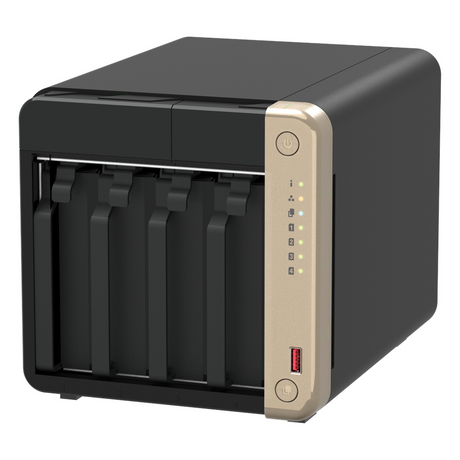 صندوق التخزين المتصل بالشبكة (NAS) كيونايب TS-464-8G