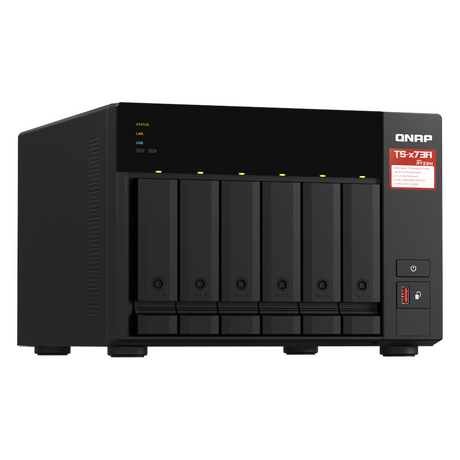 صندوق التخزين المتصل بالشبكة (NAS) QNAP TS-673A-8G
