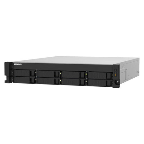 QNAP TS-832PXU-RP 8-Bay Rackmount NAS Box, Alpine AL324 Processor, 4GB DDR4 RAM, 2x 2.5GbE & 2x 10GbE SFP+ Ports, Redundant 250W Power Supply, 1 Year Warranty | TS-832PXU-RP-4G