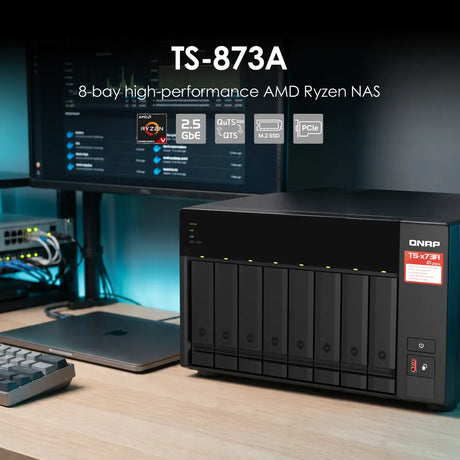 صندوق التخزين المتصل بالشبكة (NAS) كيوناP | TS-873A-8G