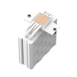 DeepCool AG400 Digital ARGB CPU Cooler, 4 Heatpipes, Real-Time Status Display, Supports Intel, AMD Sockets, White, 1 Year Warranty | R-AG400-WHADMN-G-1