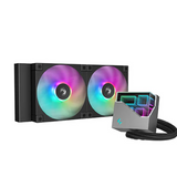 DeepCool LT240 AIO Liquid Cooler, 240 mm Radiator, Addressable RGB LED Prisim CAP, Supports Intel, AMD Sockets, 2 x RGB Fans, Black, 1 Year Warranty | R-LT240-BKAMNC-G-1