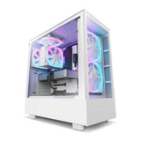 مبرد هوائي NZXT T120 RGB، 4 أنابيب حرارية نحاسية، يدعم مقابس Intel وAMD، مروحة F120 RGB، أبيض، ضمان لمدة سنة | RC-TR120-W1
