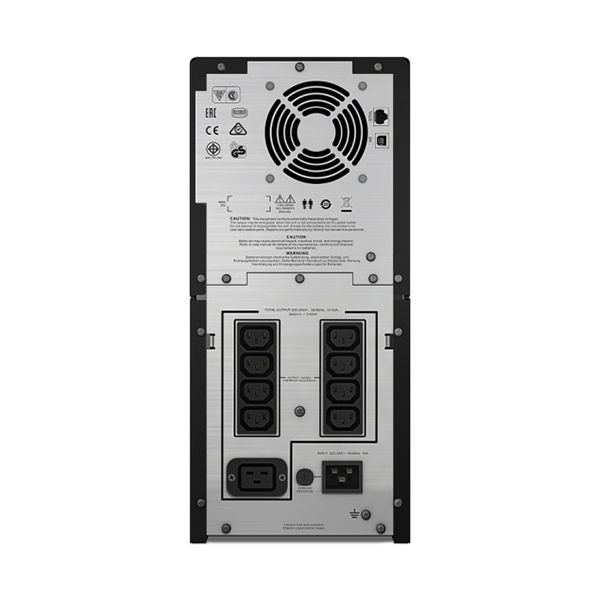 APC Smart-UPS C 3000VA, 230V, LCD, 8x IEC 320 C13 & 1x IEC 320 C19 outlets | SMC3000I