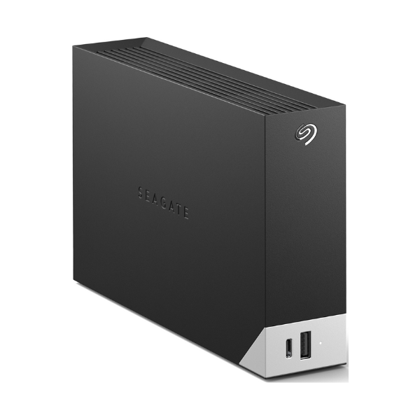 Seagate One Touch Hub Desktop External 3.5" HDD with Built-In Hub, 8TB, USB 3.2 Type-A & Type-C Ports, 1 Year Warranty | STLC8000400
