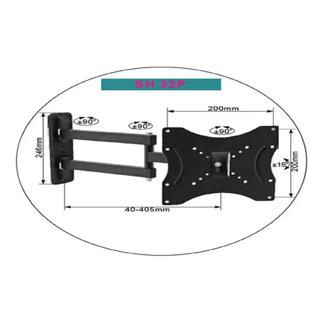 Skill-Tech-Adjustable-TV-Wall-Mount-Bracket-SH32P