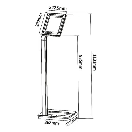 Skill-Tech-Anti-Theft-Floor-Stand-for-Tablets-SH-PAD-02