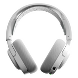 سماعة ألعاب SteelSeries Arctis Nova 3P اللاسلكية لجهاز PlayStation، لاسلكية بتردد 2.4 جيجا هرتز، بلوتوث، توضع فوق الأذن، بتصميم مغلق من الخلف، ميكروفون ClearCast من الجيل الثاني، مكبر صوت 40 ملم مع مغناطيس نيوديميوم، أبيض، ضمان لمدة عام | 61687