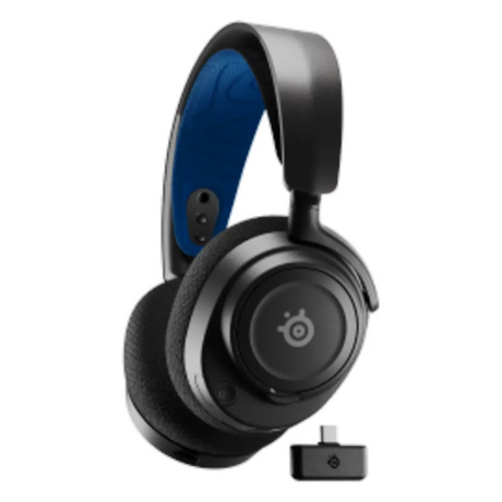 SteelSeries Arctis Nova 5P Wireless Gaming Headphones, 2.4 GHz Wireless, Bluetooth, Over-Ear, Cosed Back, ClearCast Gen 2 Microphone, 40 mm Speaker with Neodymium Magnets, Black, 1 Year Warranty | 61673