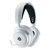 SteelSeries Arctis Nova 7  Wireless Gaming Headphones, 2.4 GHz Wireless, Bluetooth, 3.5 mm jack, Over-Ear, Cosed Back, ClearCast Gen 2 Microphone, 40 mm Speaker with Neodymium Magnets, White, 1 Year Warranty | 61731