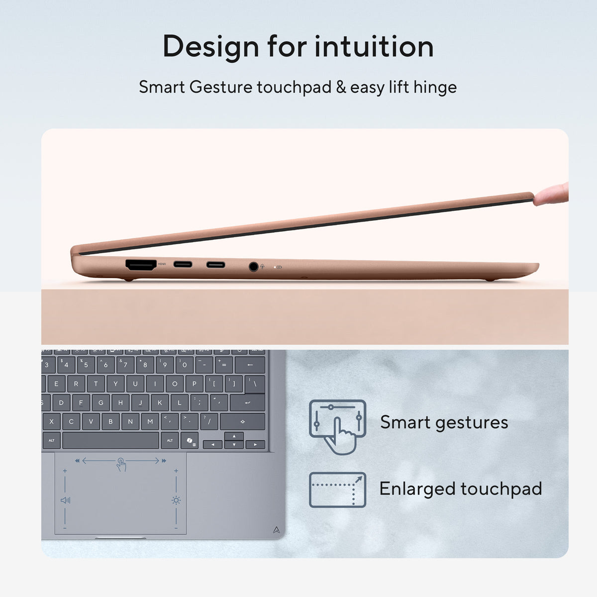 Asus Zenbook 14 UX3480AA Laptop, Intel Core Ultra 9 386H Processor, 24GB RAM, 512GB SSD, 14" FHD OLED Touch Display, Windows 11 Home, Backlit English & Arabic Keyboard, Arctic Blue, 1 Year Warranty | UX3480AA-TBOLEDU9