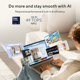 Asus Zenbook 14 UX3480AA Laptop, Intel Core Ultra 7 355 Processor, 16GB RAM, 512GB SSD, 14" FHD OLED Touch Display, Windows 11 Home, Backlit English & Arabic Keyboard, Komodo Coral, 1 Year Warranty | UX3480AA-TPOLEDU7