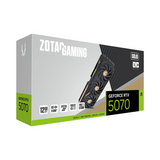 Zotac Gaming GeForce RTX 5070 SOLID OC Edition Graphics Card, GDDR7 12 GB 192-bit Memory, HDMI 2.1b & DP 2.1b Outputs, PCI Express 5.0, 2542 MHz Boost Clock, 28  GBps Memory Clock, 1 Year Warranty | ZT-B50700J-10P