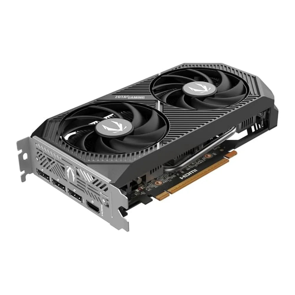 Zotac Gaming NVIDIA GeForce RTX 5050 Twin Edge Graphics Card, GDDR6 8GB 128-bit Memory, HDMI & DP Outputs, PCI Express 5.0, 2572 MHz Engine Clock, 20 Gbps Memory Clock, 1 Year Warranty | ZT-B50500E-10M