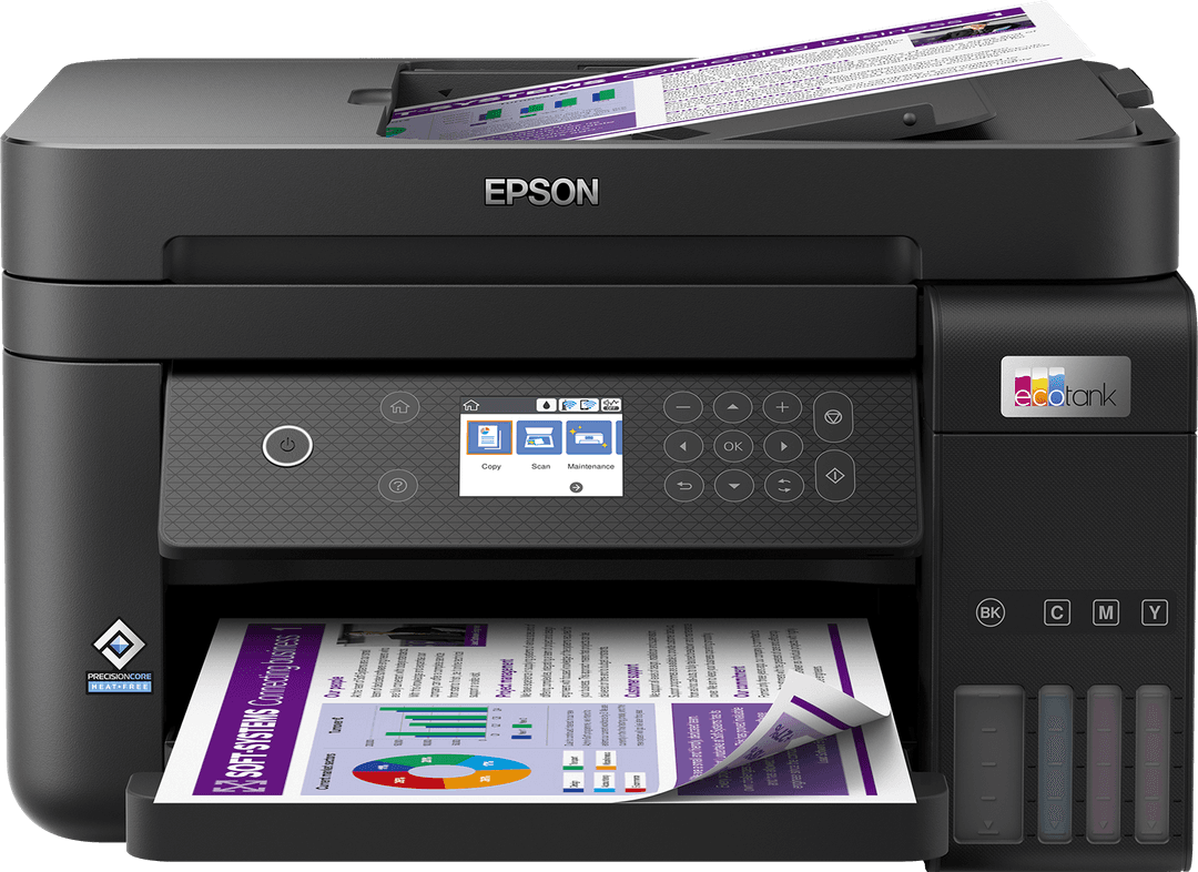 PRINTER EPSON L6270 ECO TANK DOUBLE-SIDED A4 3-in-1 PRINTER With ADF, Wi-Fi Direct And Ethernet